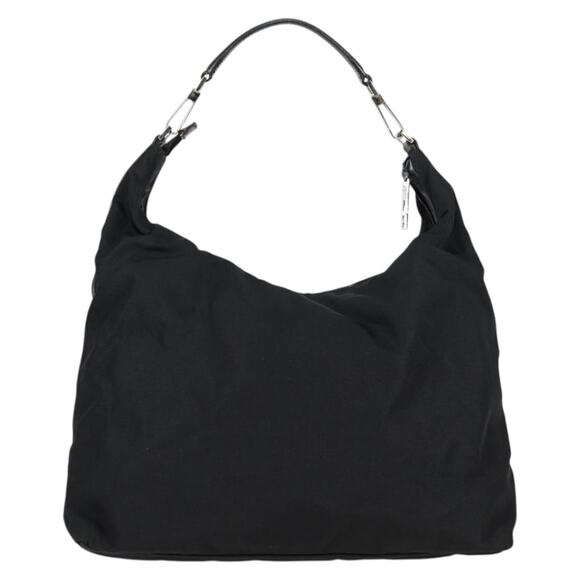 GUCCI Shoulder Bag Nylon Black Silver 001 001 - Picture 3 of 16